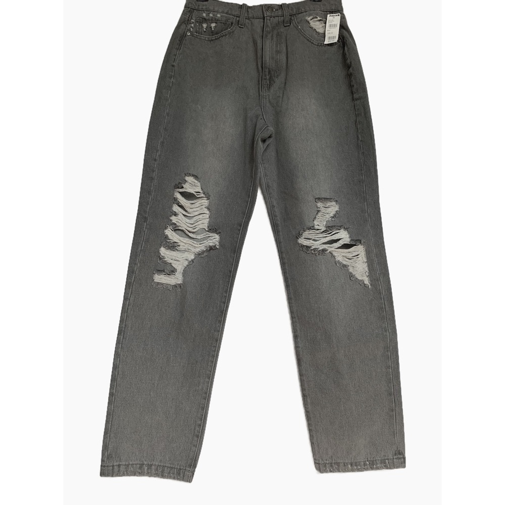 RSQ Women's Gray 90's Destroyed Denim Jeans - Size 7/W28 - NWT